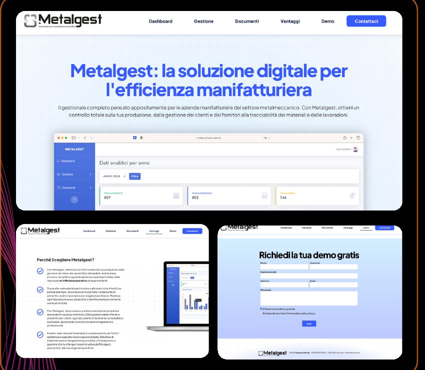 Anteprima progetto MetalGest