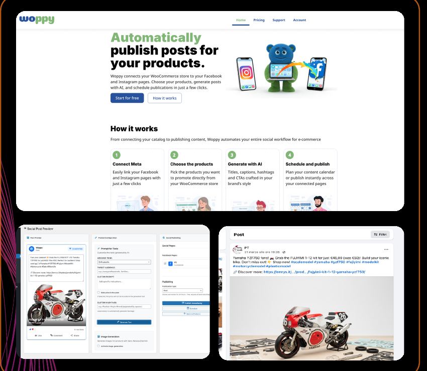 Anteprima progetto Woppy.io